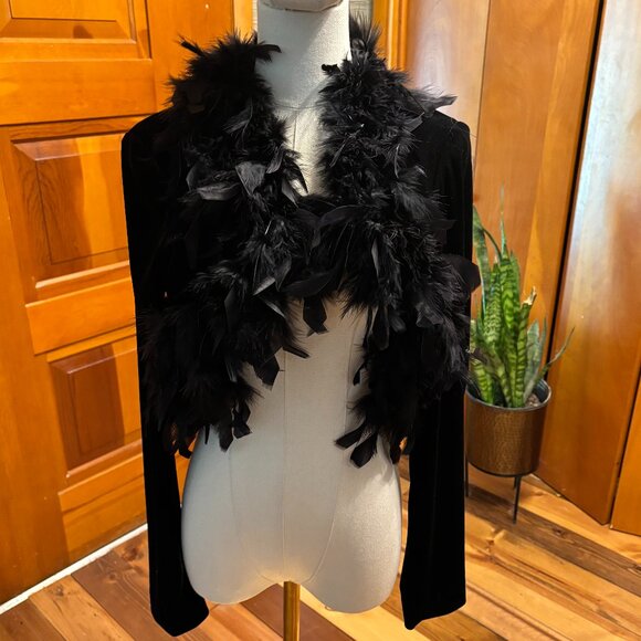Carol Lin Boa Bodice Jacket - Picture 1 of 5